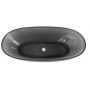 Besco Mexa wanna wolnostojąca 170x78 cm owalna szara #WAM-170-CGW zdj.3