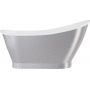 Besco Gloria wanna wolnostojąca 159x66,5 cm owalna biała #WMD-160-GLS zdj.1