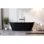 Besco Deeva wanna wolnostojąca 170x80 cm owalna biała-czarna #WWA-170DMBB zdj.3
