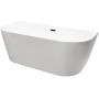 Balneo Viva wanna przyścienna 160x75 cm owalna biała J0101030102-2 zdj.1