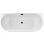 Balneo Viva wanna przyścienna 160x75 cm owalna biała J0101030102-2 zdj.4