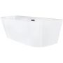 Corsan Mono wanna przyścienna 170x80 cm owalna biała E030XLGM zdj.5