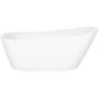 Corsan Estella II Slim wanna wolnostojąca 170x74 cm owalna biała/chrom V038XLCH zdj.1