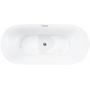 Corsan Olvena wanna wolnostojąca 170x80 cm owalna biała E041XLCH zdj.1