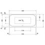 Duravit Happy D.2 wanna z hydromasażem Air- System 190x90 cm prostokątna biała 760315000AS0000 zdj.2
