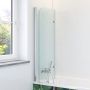 Hagser Anke II parawan nawannowy 80 cm 2-częściowy chrom błyszczący/szkło przezroczyste HGR20000023 zdj.14