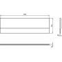 Ideal Standard obudowa do wanny 180 cm biała K230101 zdj.2