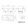 Kaldewei Classic Duo wanna prostokątna 170x70 cm model 105 z powierzchnią uszlachetnioną biała 290500013001 zdj.2