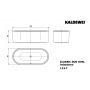 Kaldewei Classic Duo Oval wanna wolnostojąca 170x75 cm owalna biała 291449231001 zdj.2