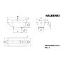 Kaldewei Saniform Plus wanna prostokątna 150x70 cm model 361-1 Invisible Grip biała 111600011001 zdj.2