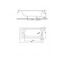Outlet - Koło Perfect wanna prostokątna 170x75 cm XWP1070000 zdj.2