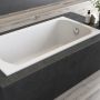 Polimat Classic Slim wanna prostokątna 120x70 cm biała 00282 zdj.4
