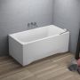Polimat Classic wanna prostokątna 150x70 cm biała 00264 zdj.5