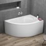 Polimat Standard wanna narożna 130x85 cm prawa biała 00343 zdj.5