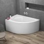 Polimat Standard wanna narożna 130x85 cm lewa biała 00350 zdj.5