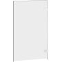 New Trendy Oxia parawan nawannowy 80 cm 1-częściowy prawy chrom połysk/szkło przezroczyste AXJ-1305 zdj.1
