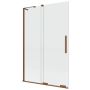 New Trendy Smart Copper Brushed parawan nawannowy 80 cm 2-częściowy miedź szczotkowany/szkło przezroczyste EXK-7800-WL zdj.1