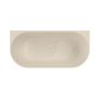 Oltens Holma PureSurface wanna przyścienna 160x75 cm kaszmir połysk 12300400 zdj.6
