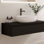 Oltens Vernal zestaw mebli łazienkowych 100 cm z blatem czarny mat 68201300 zdj.16