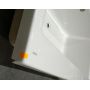 Outlet - Oltens Selfoss wanna prostokątna 180x80 cm akrylowa biała 10007000 zdj.4