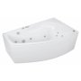 Wanna asymetryczna 150 x 90 cm prawa z hydromasażem SMART 1 Standard Poolspa Nicole PHANU10ST1C0000 zdj.1