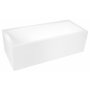 Wanna prostokątna 180 x 80 cm + nogi Poolspa Vita PWPE710ZN000000 zdj.1