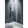 Riho Novik Z400 Walk-In ścianka prysznicowa 80 cm wolnostojąca chrom błyszczący/szkło przezroczyste G003028120 zdj.1