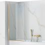 Rea Elegant Gold parawan nawannowy 70 cm złoty połysk/szkło przezroczyste REA-W5600 zdj.5