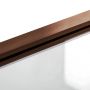 Rea Agat parawan nawannowy 120 cm 3-częściowy miedź szczotkowany/szkło przezroczyste REA-W5697 zdj.6