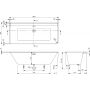 Villeroy & Boch Collaro wanna prostokątna 180x80 cm narożna lewa Weiss Alpin UBA180COR9CL00VD01 zdj.2