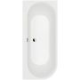 Villeroy & Boch Oberon 2.1 wanna przyścienna 180x80 cm stone white UBQ180OBN9CR00VDRW zdj.3