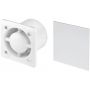 Awenta System+ Silent 100 wentylator ścienno-sufitowy z panelem ozdobnym biały mat (KWS100, PTB100) zdj.1