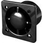 Zestaw Awenta System+ Silent 100H wentylator ścienno-sufitowy z panelem ozdobnym czarny/czarny połysk (KWS100CZ, PTCB100P) zdj.2