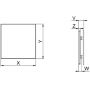 Zestaw Awenta System+ Silent 100H wentylator ścienno-sufitowy z panelem ozdobnym biały/biały mat (KWS100H, PTB100) zdj.5