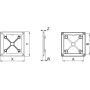 Awenta Trax panel ozdobny szklany z ramką System+ biały mat (RWO100, PTG100) zdj.3