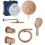 Grohe Essence zestaw prysznicowy podtynkowy z deszczownicą brushed warm sunset (35600000, 24058DL1, 27074DL0, 27057DL0, 28362DA0, 26066DL0, 26574DL0) zdj.1