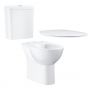 Zestaw Grohe Bau Ceramic 7 zestaw WC kompakt biały (39349000, 39436000, 39493000) zdj.1