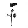 Oltens Katla zestaw bateria wannowo-prysznicowa podtynkowa z deszczownicą Vann i słuchawką 3-funkcyjną Havis EasyClick czarny mat 36065300 zdj.1