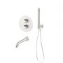 Zestaw Oltens Katla zestaw wannowo-prysznicowy podtynkowy termostatyczny nikiel 36610910 zdj.1