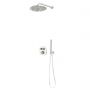 Zestaw Oltens Onega bateria podtynkowa termostatyczna z deszczownicą 30 cm Vindel i kompletem prysznicowym Ume nikiel 36617910 zdj.1