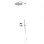 Zestaw Oltens Onega (S) bateria podtynkowa termostatyczna z deszczownicą 30 cm Vindel  i kompletem prysznicowym Ume nikiel 36620910 zdj.1