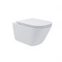 Zestaw Oltens Hadsel Stille miska WC wisząca PureRim  z deską wolnoopadającą Slim  biała 42045000 zdj.1
