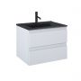 Zestaw Oltens Vernal umywalka z szafką 60 cm czarny mat/szary mat 68036700 zdj.1