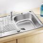 Blanco Tipo 45 S Compact zlewozmywak stalowy 78x50 cm stal mat 514104 zdj.6