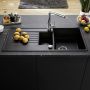Blanco Zia 6 S zlewozmywak 100x50 cm Silgranit czarny 526020 zdj.4