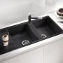 Blanco Zia 8 S zlewozmywak 116x50 cm Silgranit czarny 526027 zdj.4