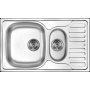Zlewozmywak stalowy 1,5-komorowy stal dekor Deante Ekotek ZEE 3513 zdj.1
