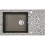 Deante Capella zlewozmywak szklano-granitowy 86x50 cm wpuszczany antracyt/szkło natural ZSCTN2C zdj.1