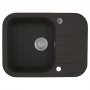 Zlewozmywak granitowy 1-komorowy grafitowy Deante Teta ZUW 211A zdj.1