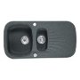 Zlewozmywak granitowy 1,5-komorowy grafitowy Deante Beta ZUB  2513 zdj.1